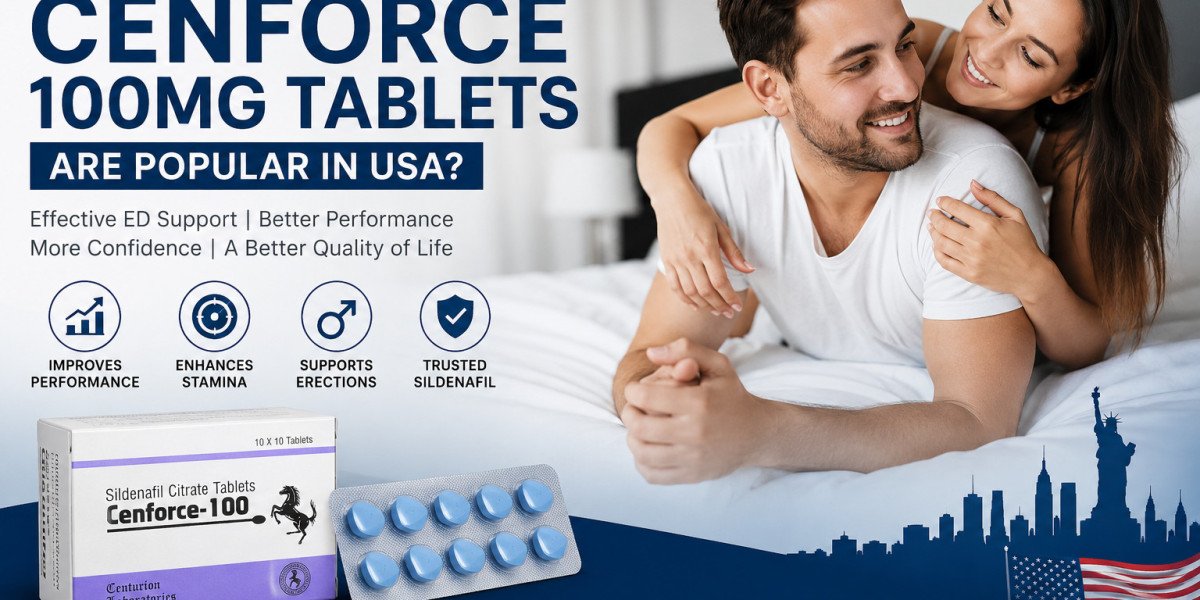 Why Sildenafil 100mg ED Tablets Keep Gaining Attention in the USA