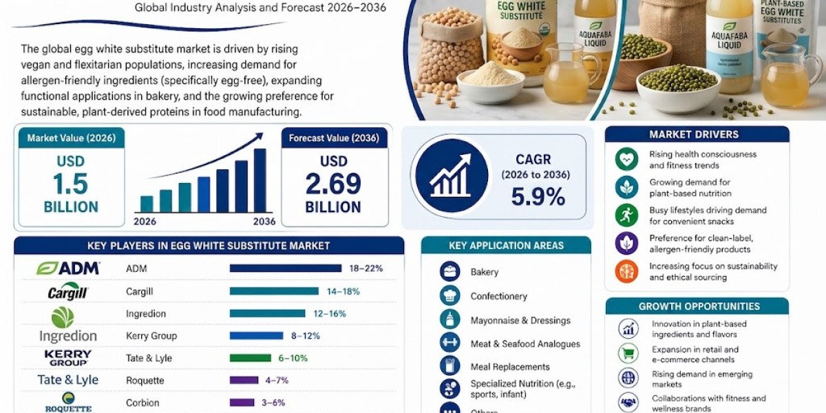 Egg White Substitute Market Forecast 2036: Size, Share & Industry Analysis