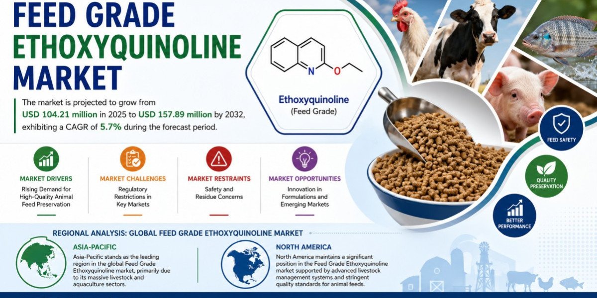 Feed Grade Ethoxyquinoline Market Set to Hit USD 157.9 Million by 2032 at 5.7% CAGR