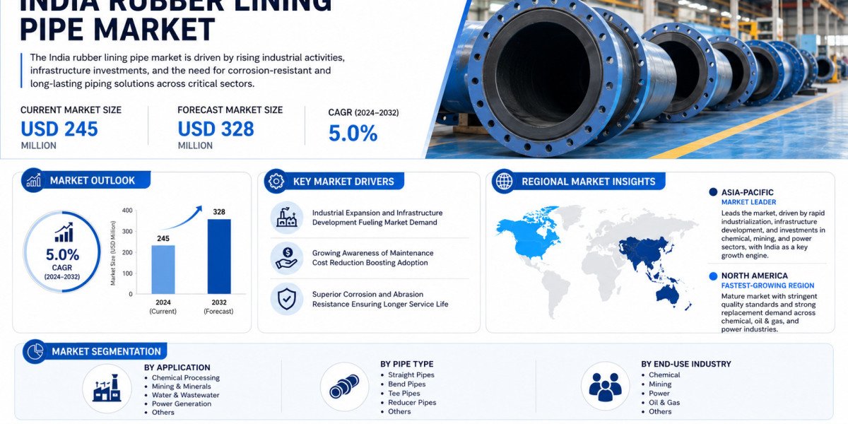 India Rubber Lining Pipe Market Growing at 5.0% CAGR Through 2032