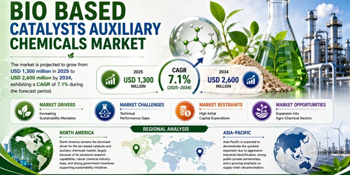 Bio‑Based Catalysts Market Set to Hit USD 2.6 Billion by 2034 at 7.1% CAGR