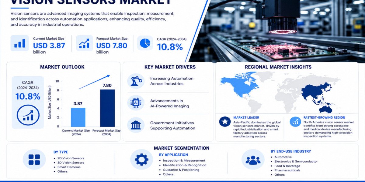 Global Vision Sensors Market Growing at 10.8% CAGR Through 2034