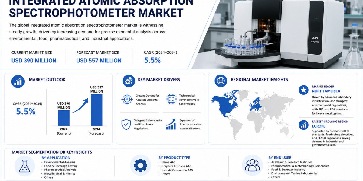 Global Integrated Atomic Absorption Spectrophotometer Market Growing at 5.5% CAGR Through 2034