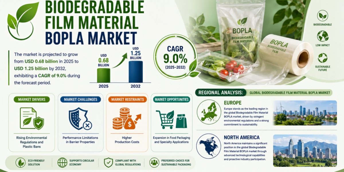 BOPLA Biodegradable Film Market Set to Hit USD 1.25 Billion by 2032 at 9.0% CAGR