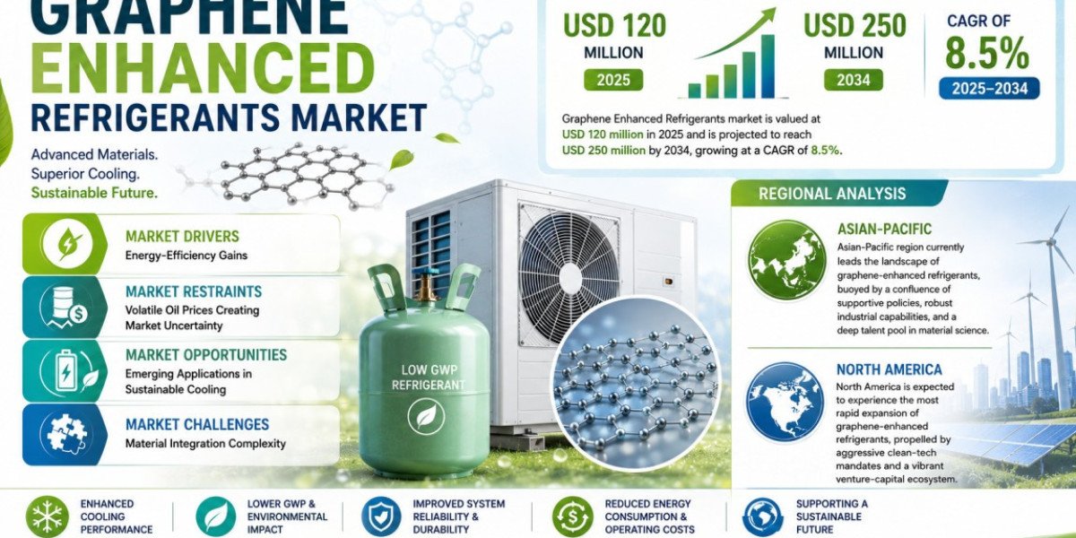 Graphene Refrigerants Market Set to Hit USD 250 Million by 2034 at 8.5% CAGR