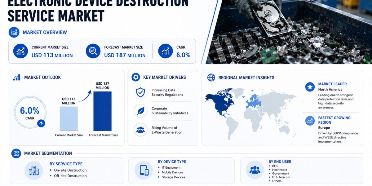 Global Electronic Device Destruction Service Market Growing at 6.0% CAGR Through 2032
