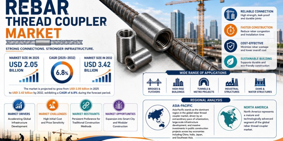 Rebar Thread Coupler Market Set to Hit USD 3.42 Billion by 2032 at 6.8% CAGR