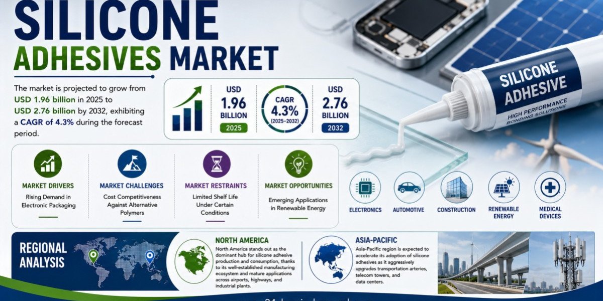 Silicone Adhesives Market Set to Hit USD 2.76 Billion by 2032 at 4.3% CAGR