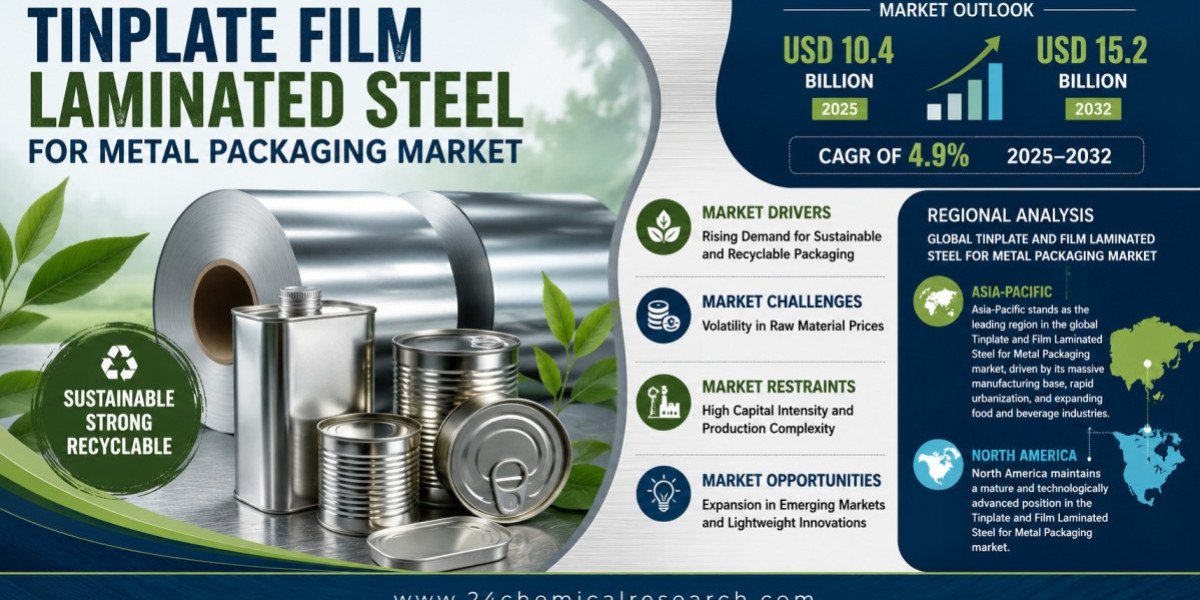 Tinplate & Laminated Steel Market Set to Hit USD 15.2 Billion by 2032 at 4.9% CAGR