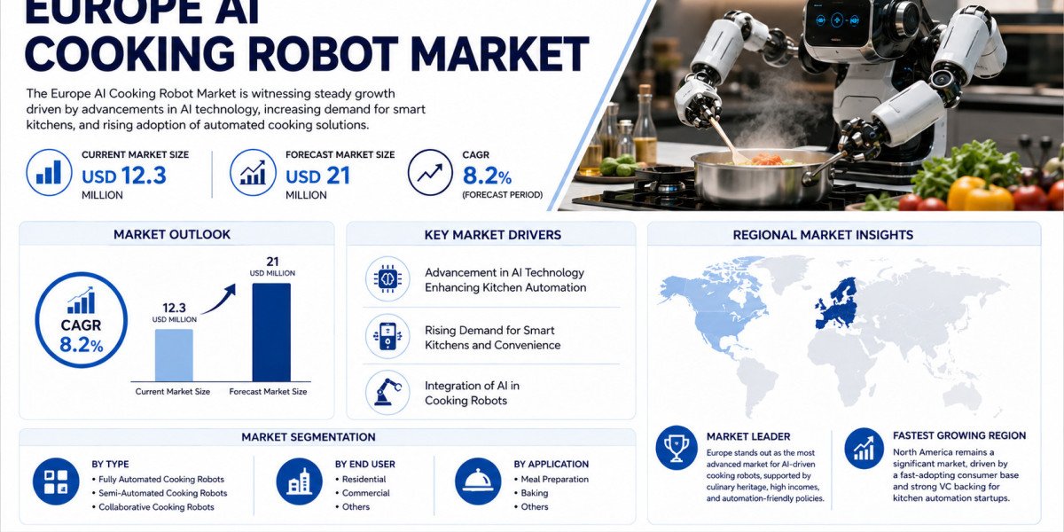Europe AI Cooking Robot Market Growing at 8.2% CAGR Through 2031