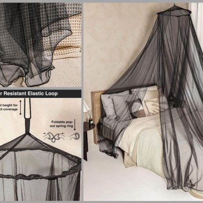Elegant Black Mosquito Net for Peaceful Sleep Profile Picture