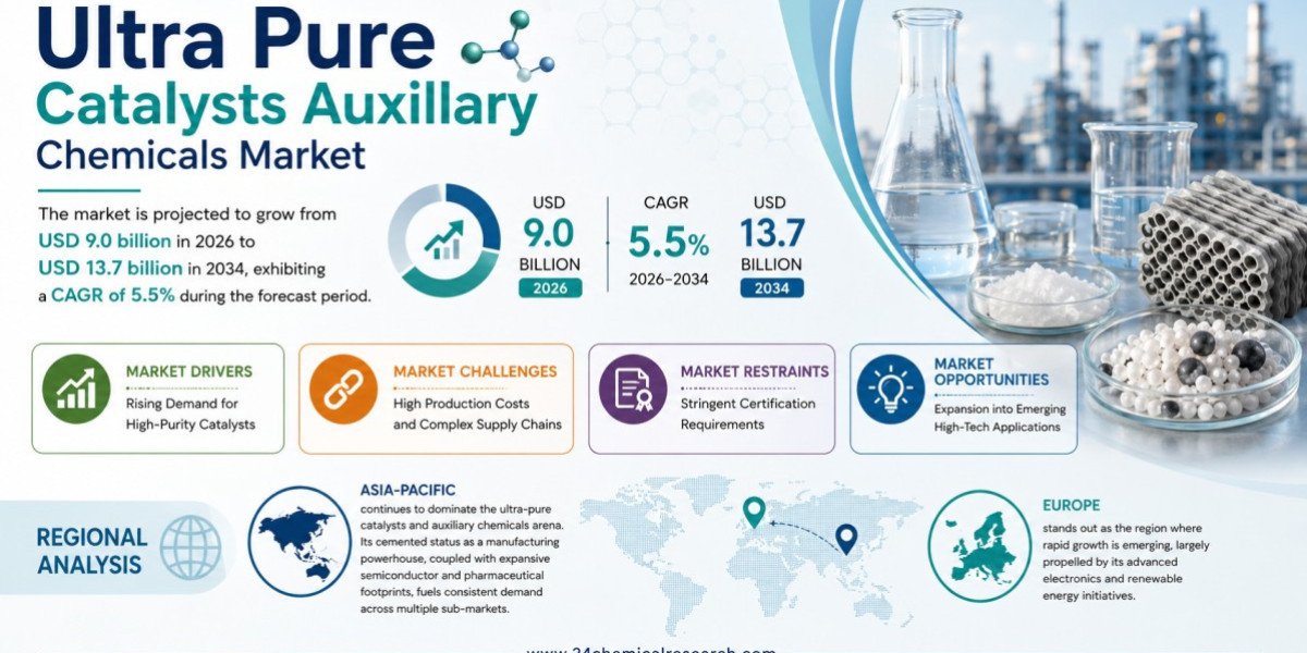 Ultra-Pure Catalysts Market Set to Hit USD 13.7 Billion by 2034 at 5.5% CAGR