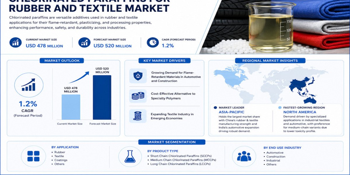 Global Chlorinated Paraffins for Rubber and Textile Market Growing at 1.2% CAGR Through 2032