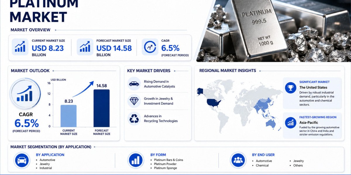 Global Platinum Market Growing at 6.5% CAGR Through 2034