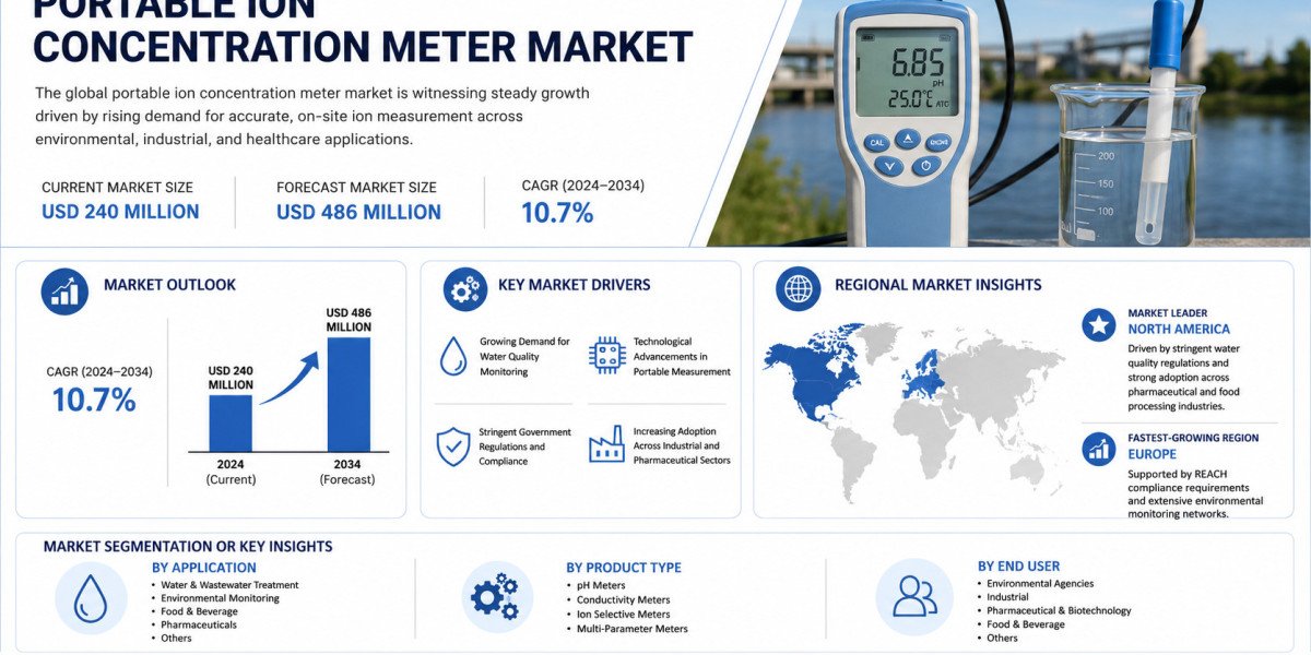 Global Portable Ion Concentration Meter Market Growing at 10.7% CAGR Through 2034