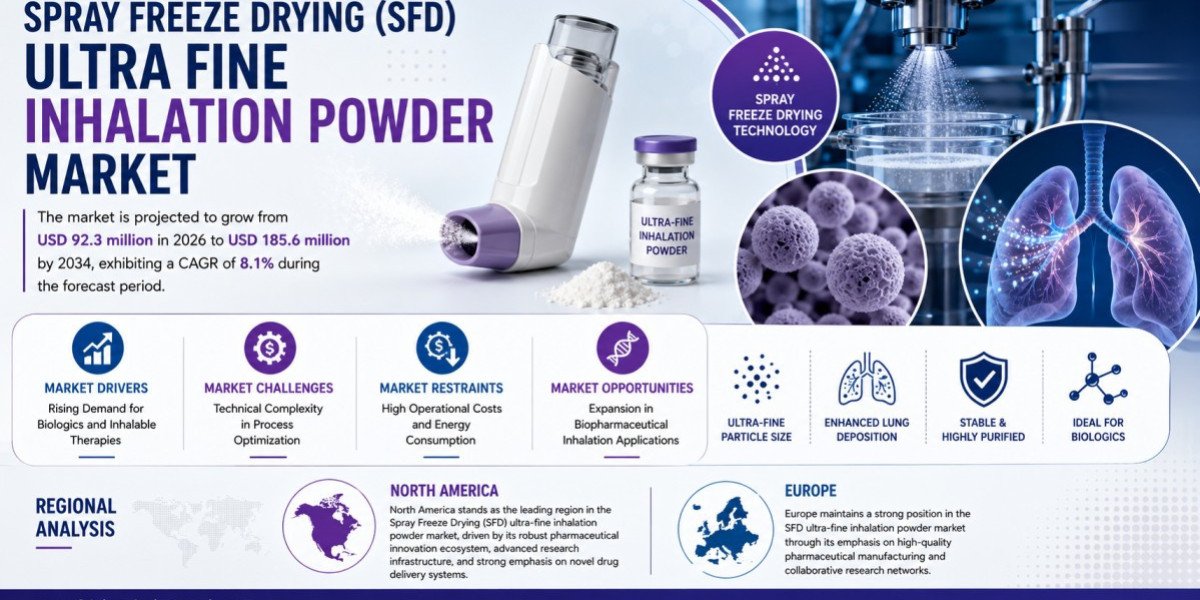 Spray Freeze Drying SFD Market Set to Hit USD 185.6 Million by 2034 at 8.1% CAGR