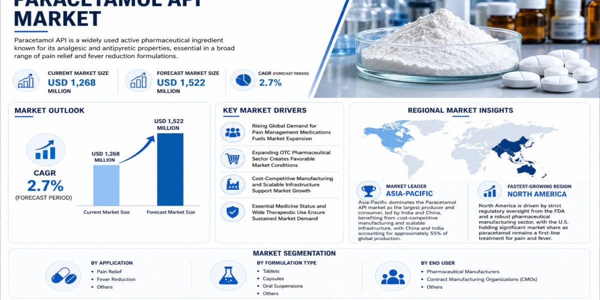 Global Paracetamol API Market Growing at 2.7% CAGR Through 2032
