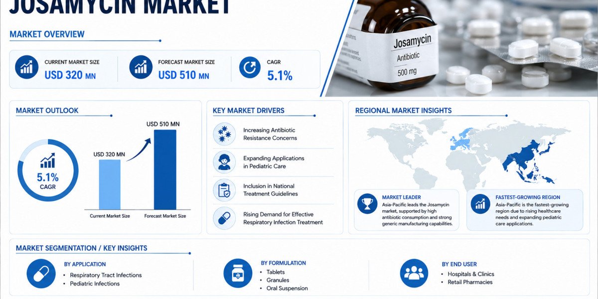Global Josamycin Market Growing at 5.1% CAGR Through 2034