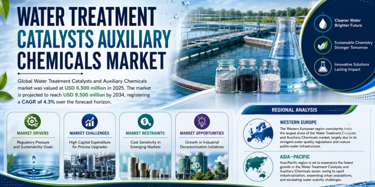 Water Treatment Catalysts Market Set to Hit USD 9,500 Million by 2034 at 4.3% CAGR