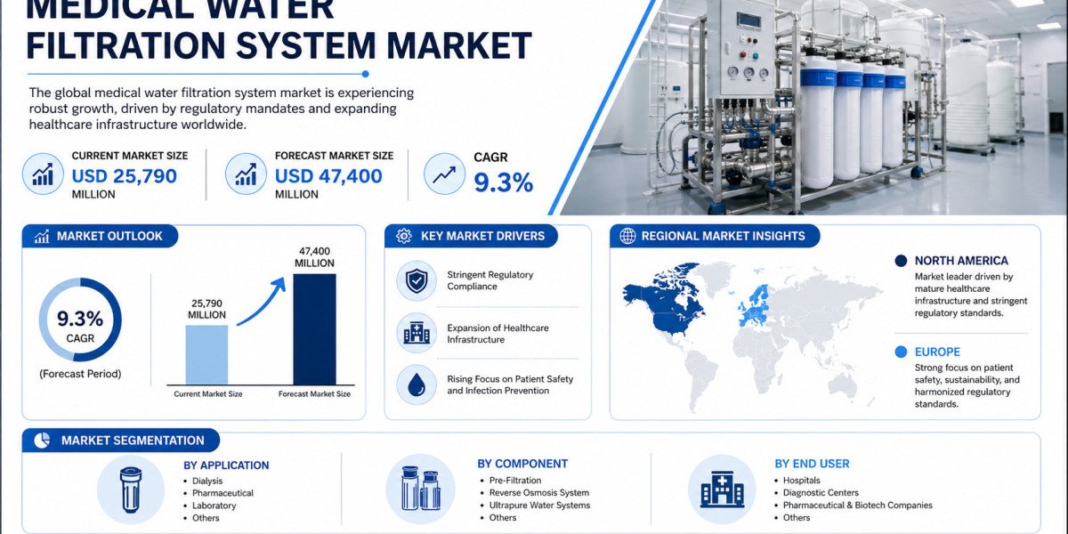 Global Medical Water Filtration System Market Growing at 9.3% CAGR Through 2034