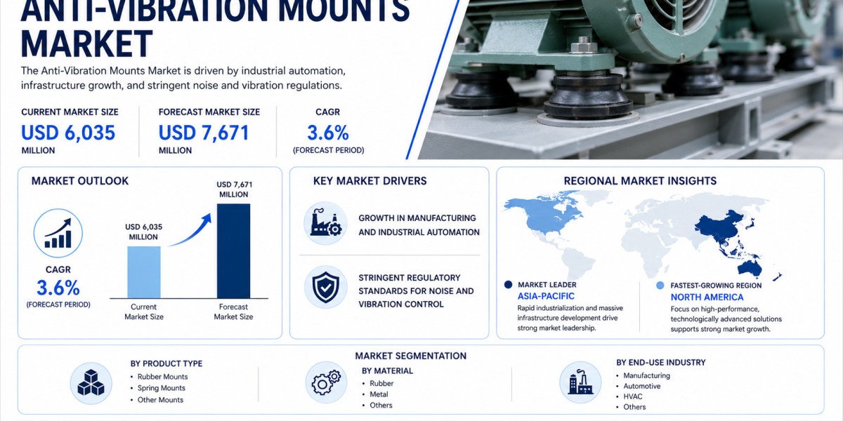 Global Anti-Vibration Mounts Market Growing at 3.6% CAGR Through 2032