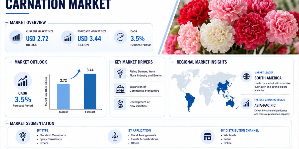Global Carnation Market Growing at 3.5% CAGR Through 2032