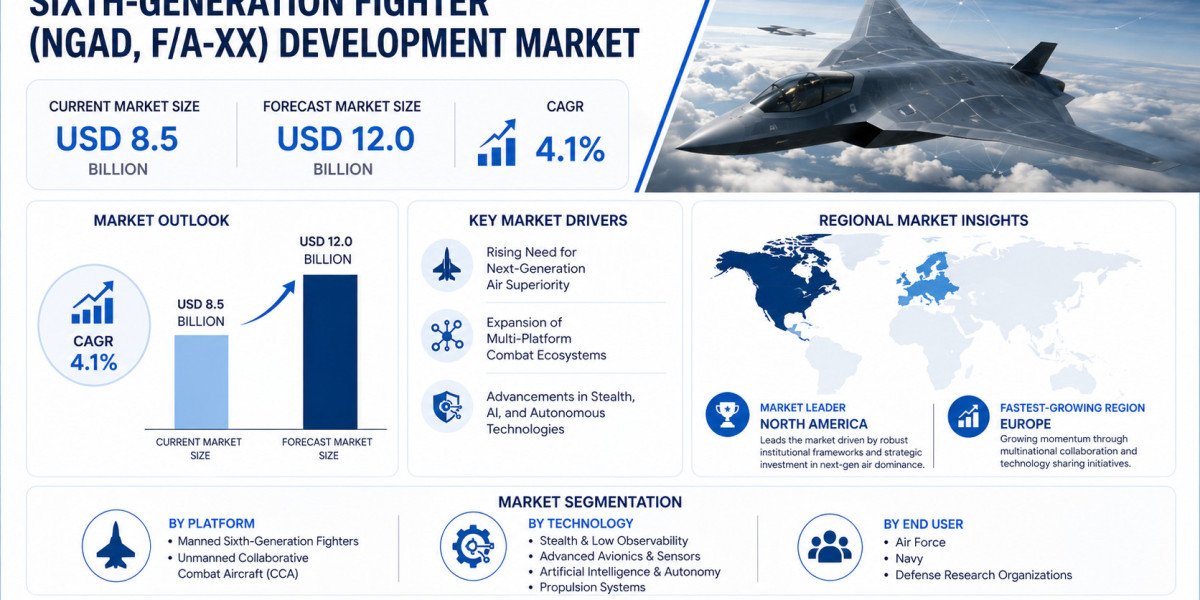 Global Sixth-Generation Fighter Development Market Growing at 4.1% CAGR Through 2034