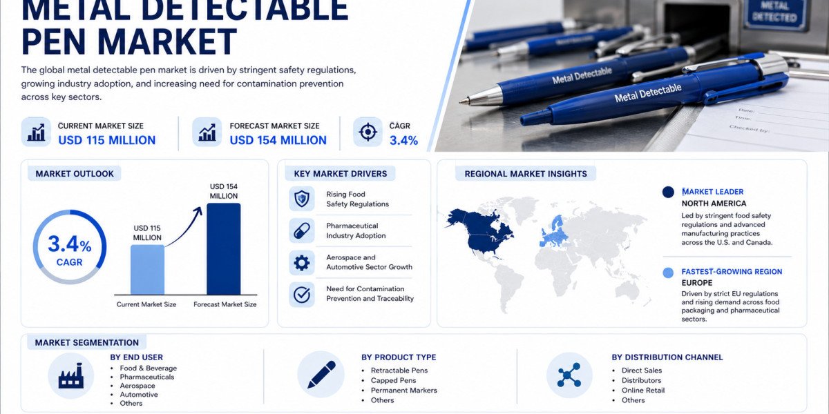 Global Metal Detectable Pen Market Growing at 3.4% CAGR Through 2034