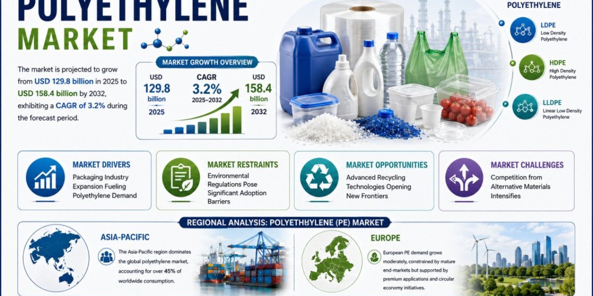 Polyethylene Market Set to Hit USD 158.4 Billion by 2032 at 3.2% CAGR