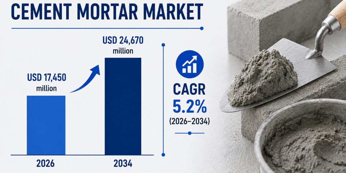 Polymer Modified Cement Mortar Market to Reach USD 24.67 Billion by 2034