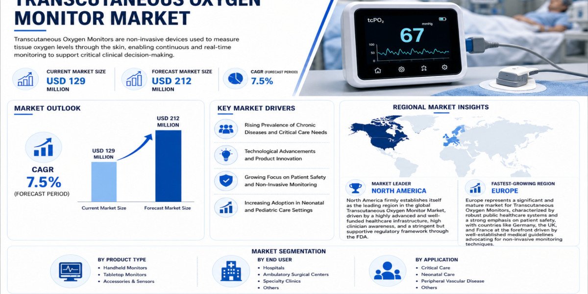 Global Transcutaneous Oxygen Monitor Market Growing at 7.5% CAGR Through 2032