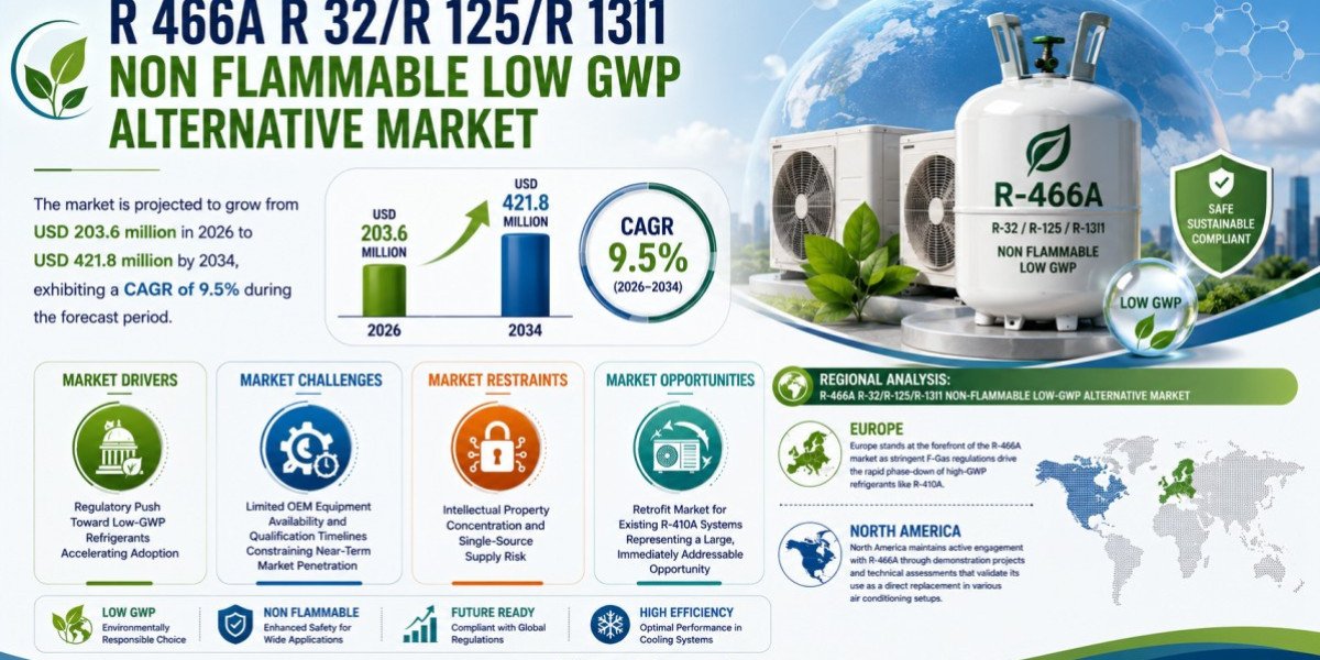 Global R-466A Low-GWP Alternative Market Size, Share & Forecast (2026-2034)