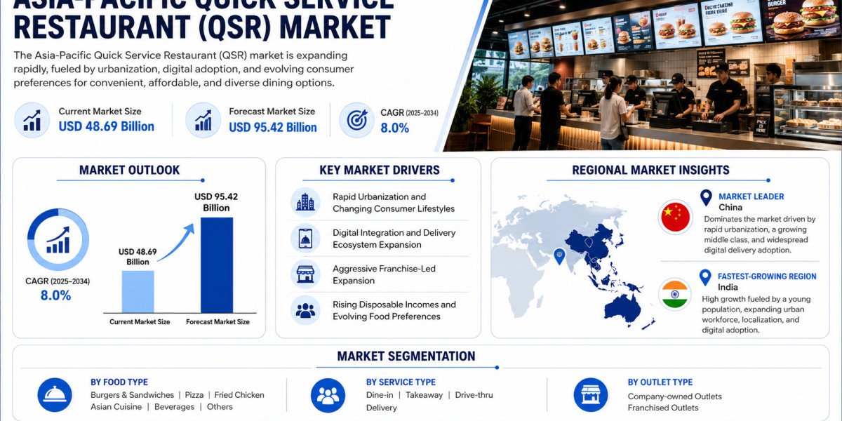 Asia-Pacific Quick Service Restaurant (QSR) Market Growing at 8.0% CAGR Through 2034