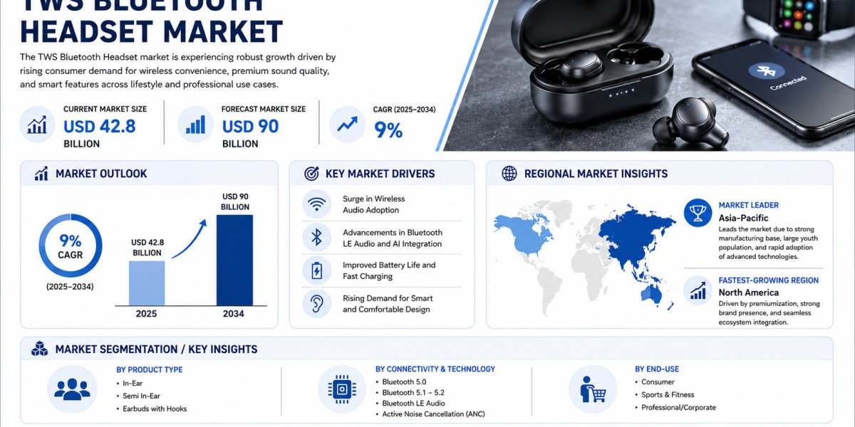Global TWS Bluetooth Headset Market Growing at 9% CAGR Through 2034