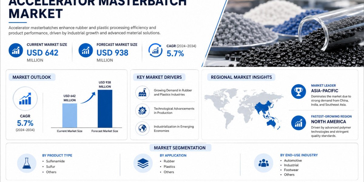 Global Accelerator Masterbatch Market Growing at 5.7% CAGR Through 2034