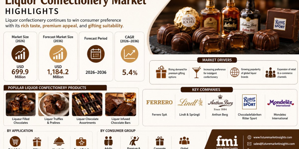 Liquor Confectionery Market Analysis: Size to Reach USD 1,184.2 Million by 2036