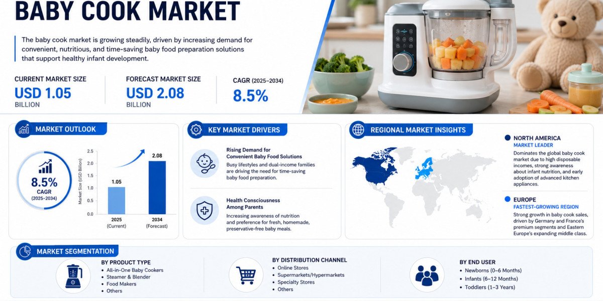 Global Baby Cook Market Growing at 8.5% CAGR Through 2034