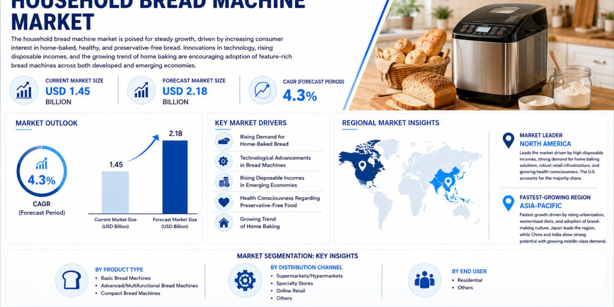 Global Household Bread Machine Market Growing at 4.3% CAGR Through 2034