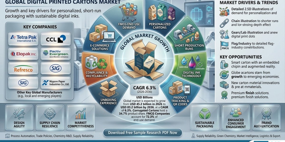 Digital Printed Cartons Market on Track to Reach $83.2 Billion by 2036