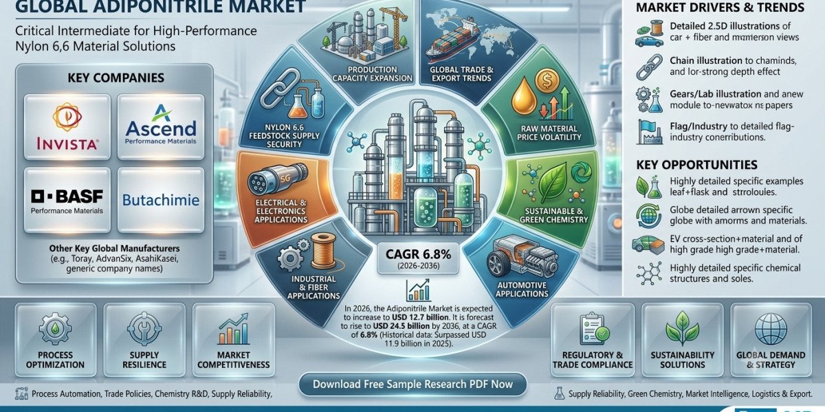 Adiponitrile Market Growth Outlook Points to $24.5 Billion by 2036