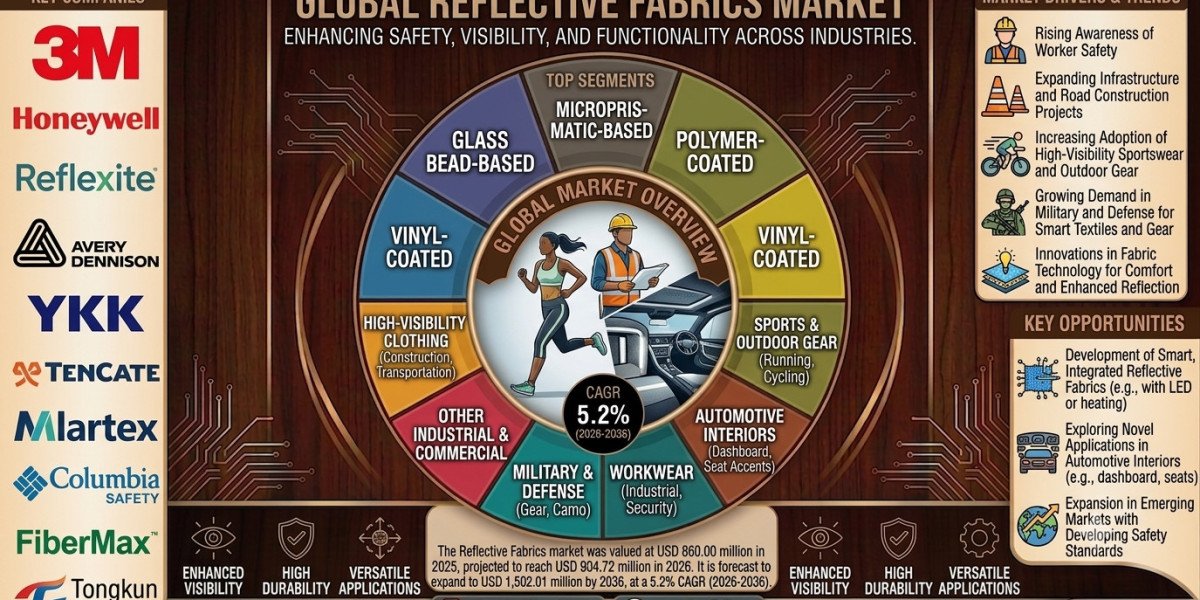 Reflective Fabrics Market to Expand Significantly Over the Next Decade