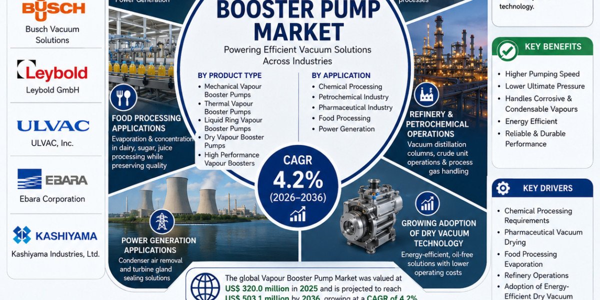 Chemical Processing Drives Vapour Booster Pump Market Expansion