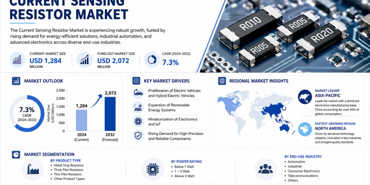 Global Current Sensing Resistor Market Growing at 7.3% CAGR Through 2032