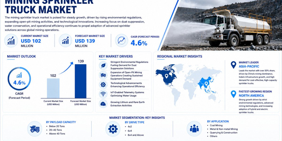 Global Mining Sprinkler Truck Market Growing at 4.6% CAGR Through 2032