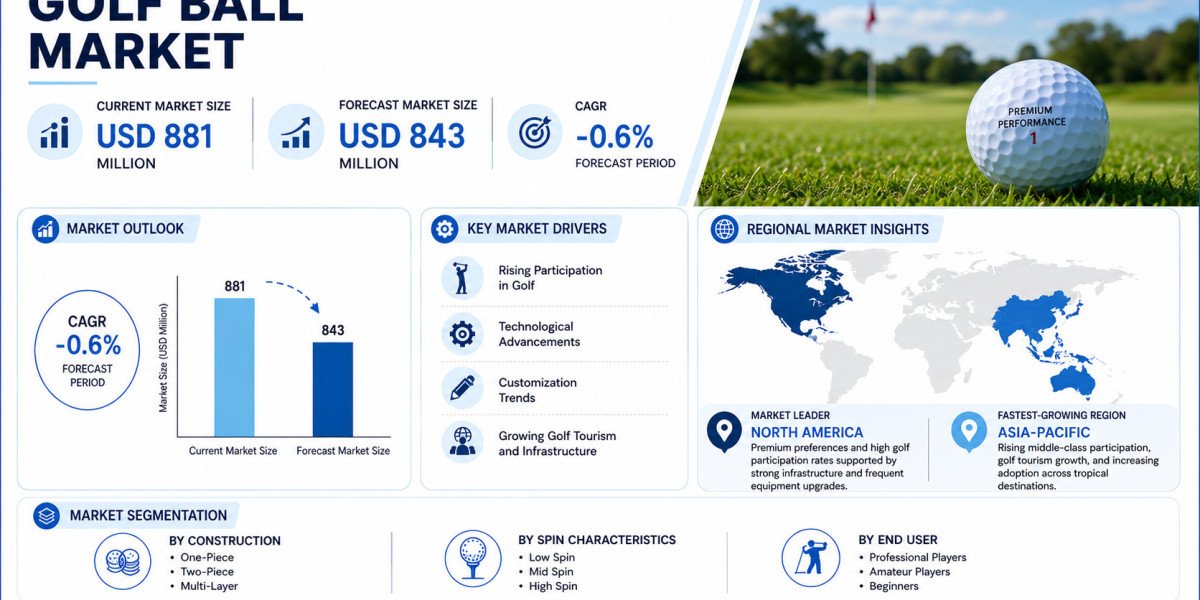 Global Golf Ball Market Declining at -0.6% CAGR Through 2032