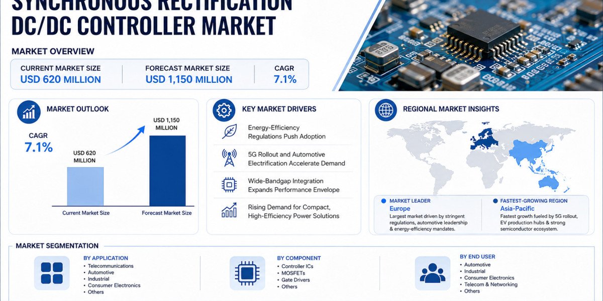 Global Synchronous Rectification DC/DC Controller Market Growing at 7.1% CAGR Through 2034