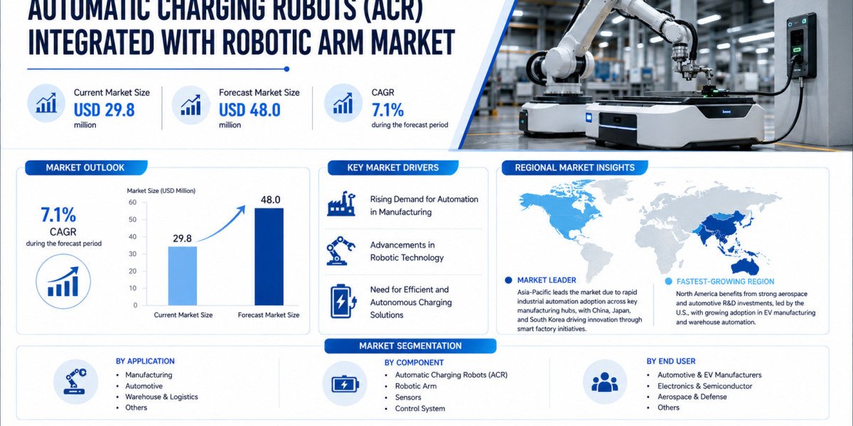 Global Automatic Charging Robots Integrated with Robotic Arm Market Growing at 7.1% CAGR Through 2032