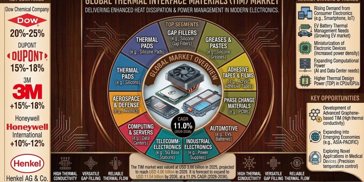 Thermal Interface Materials Market Value Set to Climb to $11.54 Billion by 2036
