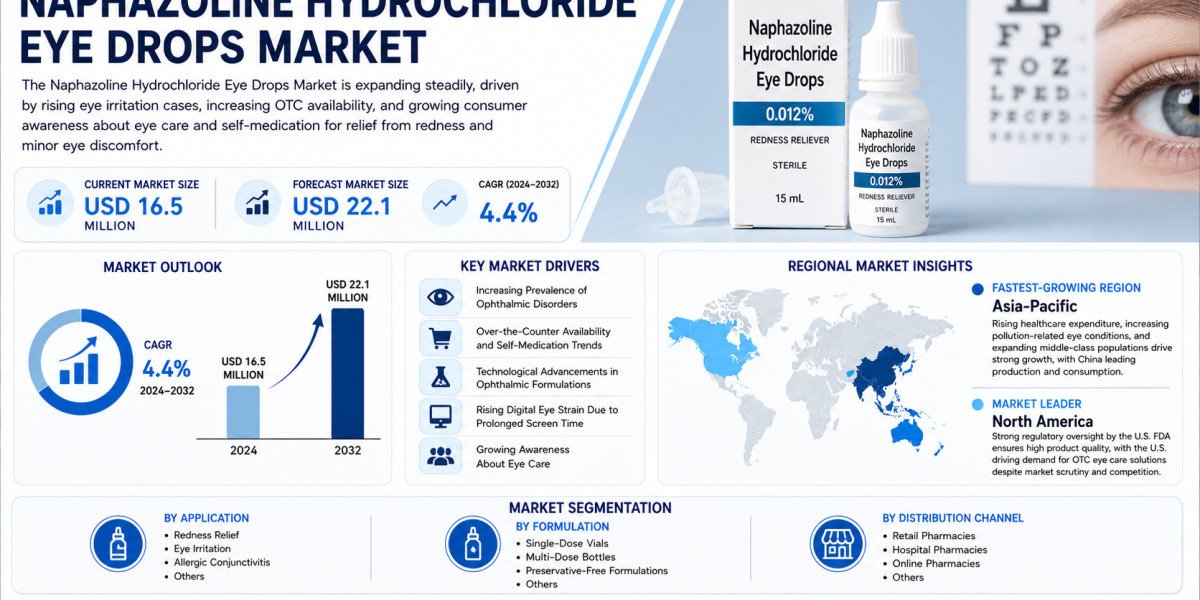 Global Naphazoline Hydrochloride Eye Drops Market Growing at 4.4% CAGR Through 2032