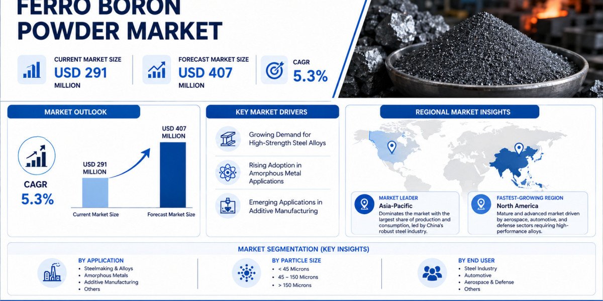 Global Ferro Boron Powder Market Growing at 5.3% CAGR Through 2032